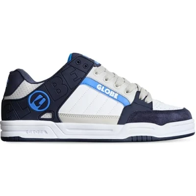 Abbildung von Globe TILT Skateschuh, Herren, Größe: 41, Blue heaven/white Leder/synthetik