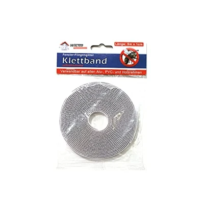 Abbildung von Walter Fenster Fliegengitter Klettband selbstklebend Befestigungsband 5m x 1cm