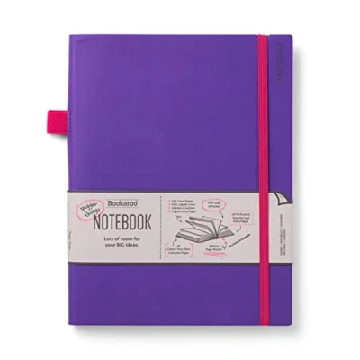 Abbildung von IF Bookaroo Bigger Things Notizbuch, Violett