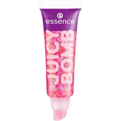 Abbildung von essence JUICY BOMB PARTY shiny lipgloss, Nr. 02, Pink, Expressergebnis, Färbeeffekt, glänzend, intensiv, vegan, ohne Parabene, Mikroplastikpartikel, Nanopartikel frei, 1er Pack (10ml)