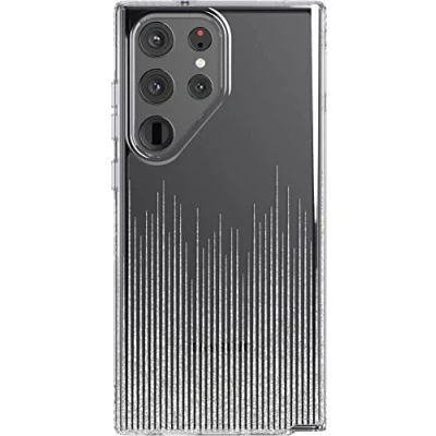 Abbildung von tech21 Evo Sparkle Schutzhülle für Samsung Galaxy S23 Ultra Rain Kratzfeste Handyhülle mit 3,6 m Fallschutz