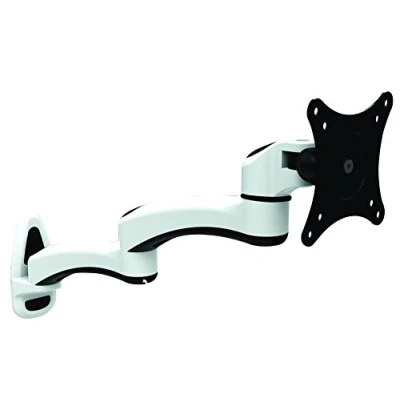 Abbildung von HFTEK® Monitor TV Wand Halter Wandhalterung für Bildschirme von 15 bis 27 Zoll mit VESA 75/100 (HF17DW)