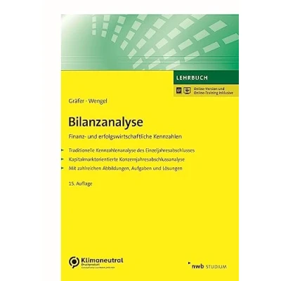 Abbildung von Bilanzanalyse: Finanz und erfolgswirtschaftliche Kennzahlen (NWB Studium Betriebswirtschaft)