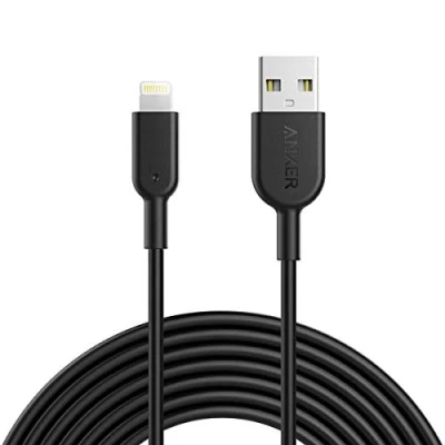 Abbildung von Anker iPhone Ladekabel Powerline II Kabel 3m Lightning Kabel, für 14/13 / 12/11 X/XS/XR/SE 8 Plus 7/6 und mehr (Schwarz)