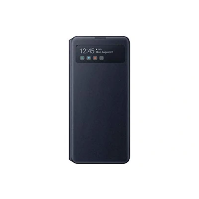 Abbildung von Samsung S View Smartphone Cover EF EN770 für Galaxy Note10 Lite, Handy Hülle, stoßfest, Schutz Case, integriertes Sichtfenster schwarz