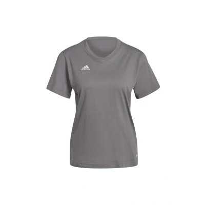 Abbildung von adidas Performance Entrada Tshirt basic, Damen, Größe: Medium, Grau