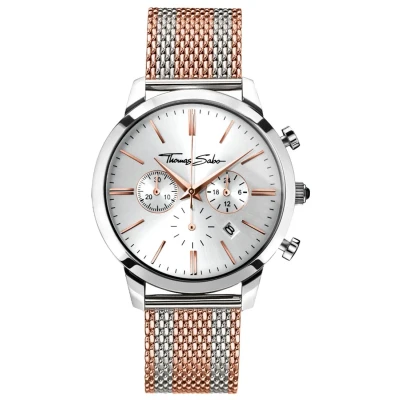 Abbildung von Thomas SABO Rebel Spirit Chrono Chronograph bicoloured, Herren, Größe: One Size, Bi coloured