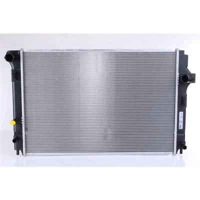 Abbildung von NISSENS 646873 Kühler, Motorkühlung Aluminium 600 400 16 Kühlrippen gelötet TOYOTA: Yaris III Schrägheck