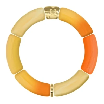 Abbildung von ICE Jewellery Bella Armband Orange Shades Fashion mit Orangenfarben für Damen, Einheitsgröße, Acryl, Acryl