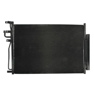 Abbildung von THERMOTEC KTT110589 Klimakondensator mit Trockner 672 x 448 16 mm CHEVROLET: Captiva, OPEL: Antara