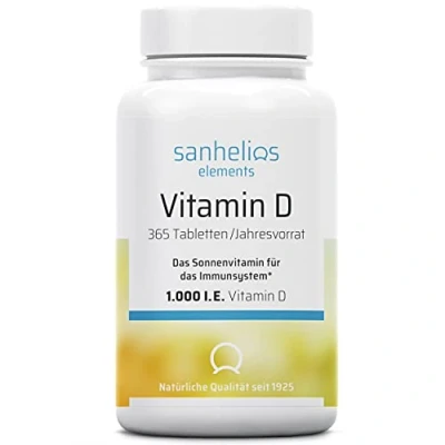 Abbildung von sanhelios Vitamin D3 1.000 I.E. 365 St