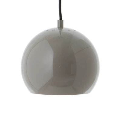 Abbildung von FRANDSEN Hängeleuchte Ball, grau glänzend, Ø 18 cm