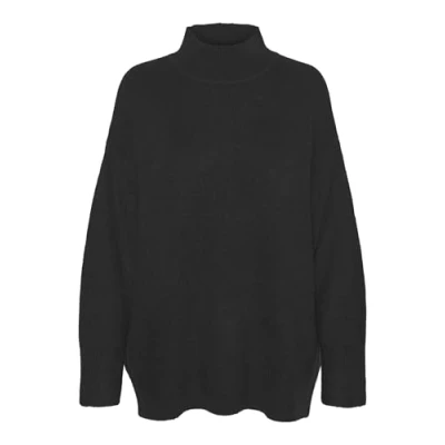 Abbildung von Vero Moda Vmphillis LONG Strickpullover, Damen, Größe: XS, Black
