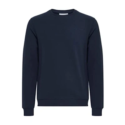 Abbildung von Casual Friday Severin CREW NECK Sweatshirt, Herren, Größe: Small, Navy blazer