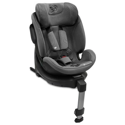 Abbildung von Kinderkraft XRIDER2 I SIZE 40 125 cm, Kindersitz 0 25 kg, 7 Jahre, 5 Punkt Gurte, 360 grad drehbar, Kinderautositz mit ISOFIX, FWF und RWF, verstärkte 3 Schicht Kopfstütze, Memory Schaum, Grau