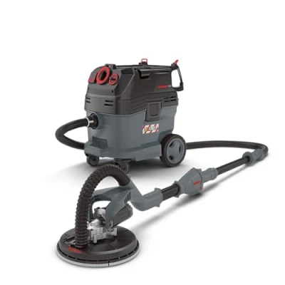 Abbildung von MENZER Trockenbauschleifer LHS 225 + VCL 530 PRO Antistatic, max. 2100 U/min, (Set), Langhalsschleifer &amp; Sicherheitssauger, Nass Trocken Sauger
