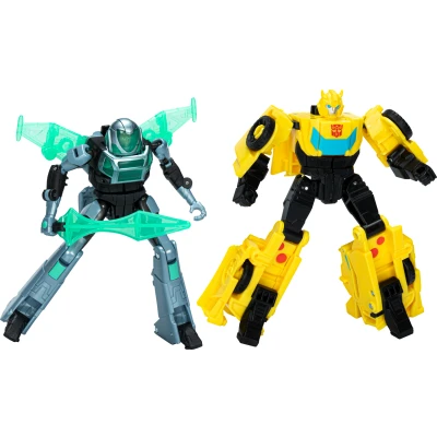 Abbildung von Transformers EarthSpark Cyber Combiner Figurenset Bumblebee &amp; Mo Malto