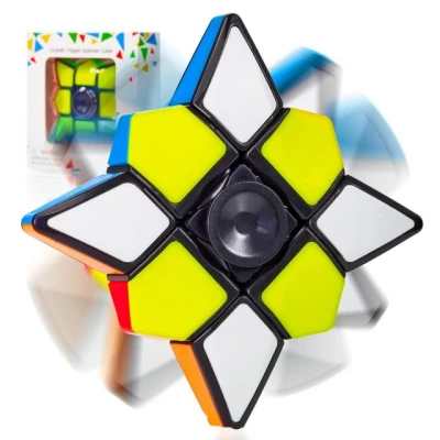 Abbildung von Cubidi Fidget Spinner 3 x 1 Cube mit optimierten Dreheigenschaften, Zum Stressabbau für Kinder und Erwachsene. Reisespiel, Geduldspiele