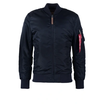 Abbildung von Alpha Industries MA1 VF 59 LONG Bomberjacke, Herren, Größe: Medium, Republica blue