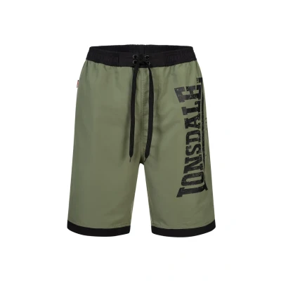 Abbildung von Lonsdale Clennell Badeshorts, Herren, Größe: XL, Black olive