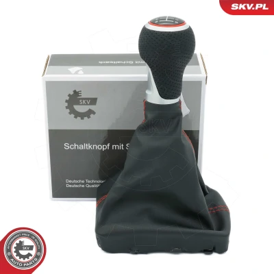 Abbildung von ESEN SKV 63SKV417 Schalthebelknauf 6 Gang Leder AUDI: A6 C6 Limousine, Avant