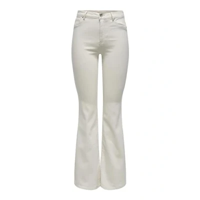 Abbildung von ONLY Taille Flared Jeans, Damen, Größe: Lx32, Ecru