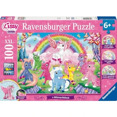 Abbildung von Ravensburger Puzzle Kinderpuzzle Lissy Pony Activity 100 Teile..., Puzzleteile