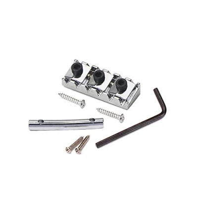 Abbildung von Alnicov Locking Nut and String Tension Bars Retainers 42mm for Floyd Rose Tremolo Bridge(Chrome)