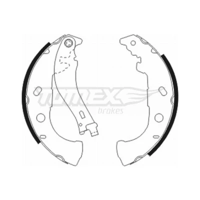 Abbildung von TOMEX brakes TX 20 52 Bremsbacken Hinterachse 228 42 FIAT: Multipla, Palio I Weekend
