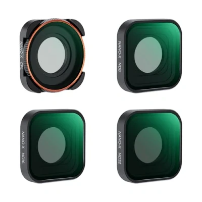 Abbildung von K&amp;F Concept ND &amp; CPL Filter Set Kompatibel mit GoPro Hero 13 Schwarz,4 Pack ND8 ND16 ND32 Neutral Density Polfilter Kit für Go Pro 12/11/10/9 Schwarz, Action Kamera Zubehör