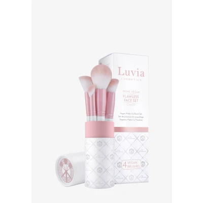 Abbildung von Luvia Cosmetics Flawless FACE SET Pinselset, Größe: One Size, Pearl white/candy pink
