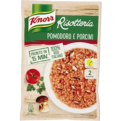 Abbildung von 6x Knorr Risotto Tomaten und Steinpilze Reis 175g 100% italienisch Fertiggerichte