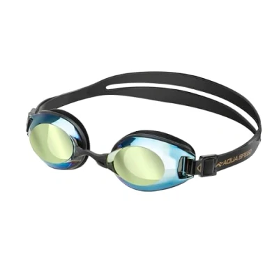 Abbildung von Aqua Speed Lumina Schwimmbrille für Kurzsichtigkeit Dioptrien Anti Fog Funktion Hervorragende Passform 5 Nasenstege &amp; stabile Box Dioptrie 3,0 Schwarz/verspiegelt
