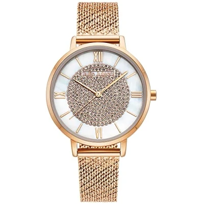 Abbildung von Julie Julsen JJW1412RGME Glitter Uhr Damenuhr Edelstahl 3 bar Analog Rose