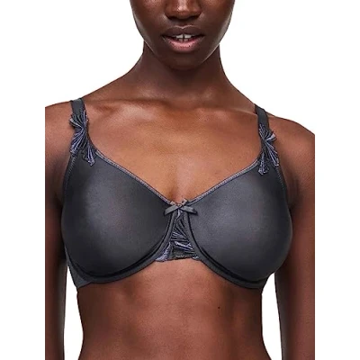 Abbildung von Chantelle HEDONA, Bedeckender Gemoldeter BH, Unnsichtbare Unterwäsche für Damen, Gris Profond/Gris Lavande, 85G