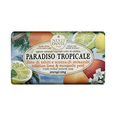 Abbildung von Nesti Dante Tropic Tahitian LIME Mosambi PEEL Seife, Größe: 250 g, Weiß