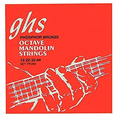 Abbildung von GHS Professional PF285 Mandolin String Set, Loop End, Phosphor Bronze, Octave, Regular, .012 .044