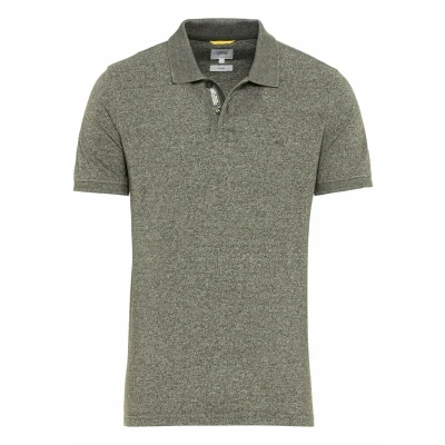Abbildung von camel active Kurzarm Poloshirt, Herren, Größe: XXL, Leaf green