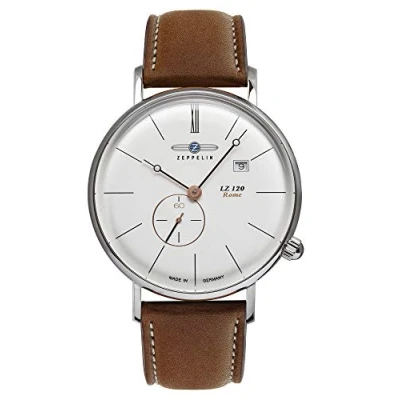 Abbildung von Zeppelin Uhr, Herren, Größe: One Size, Silber