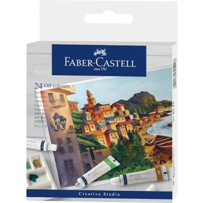 Abbildung von Faber Castell Oil Colours (12 tubes x 9ml) (FC 379512)