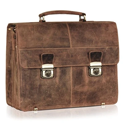 Abbildung von Greenburry Vintage Aktentasche Leder 40 CM Aktentasche, Größe: One Size, Brown
