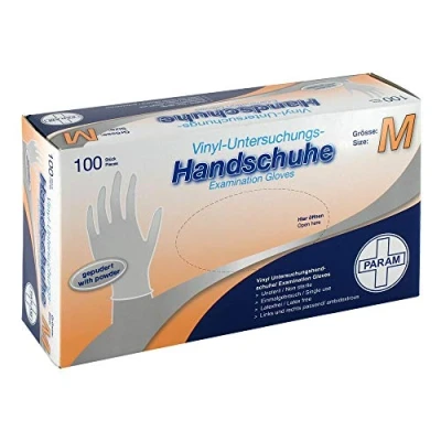 Abbildung von Handschuhe Einmal Vinyl gepudert M 100 St