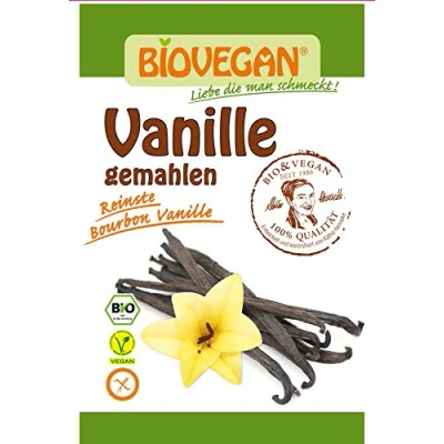 Abbildung von Bio Vegan Vanille, gemahlen 5g Backzutat, 20er Pack (20 x 5 g)