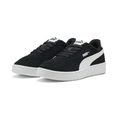 Abbildung von Puma Court Lally Suede Sneakers Damen Schuhe Black/White Größe: 36