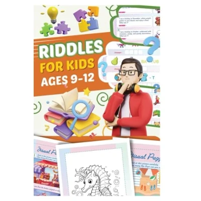 Abbildung von Riddles for Kids Ages 9 12: Exciting Riddles, Fun Puzzles, and Activities Creative