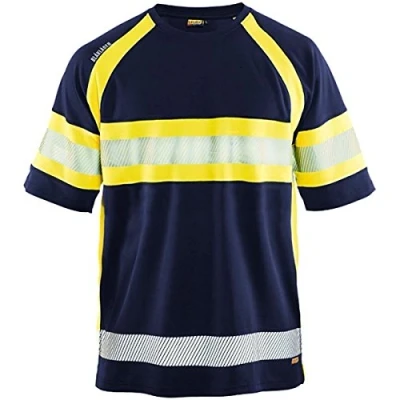 Abbildung von Blaklader 33371051 UV T SHIRT HIGH VIS, Marineblau/Gelb, grootte XL