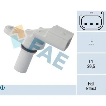 Abbildung von FAE 79246 Sensor, Nockenwellenposition FORD: Focus 2 Schrägheck, Mk1 MONDEO 4 Turnier