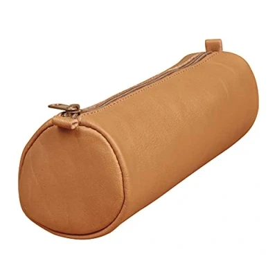 Abbildung von Clairefontaine 77017C Schlamperm Age Bag (rund groß, 21 x 6 cm) 1 Stück braun