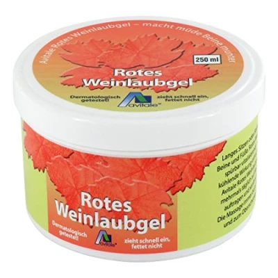 Abbildung von Rotes Weinlaub Gel