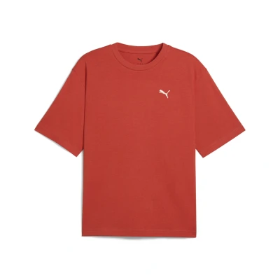 Abbildung von Puma Wardrobe TEE Tshirt basic, Herren, Größe: Large, Red fire